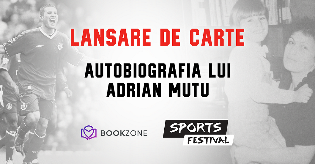 Cartea lui Adrian Mutu se lansează la Sports Festival