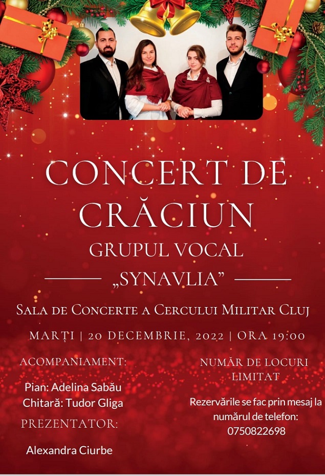 Concert de Crăciun 20 decembrie
