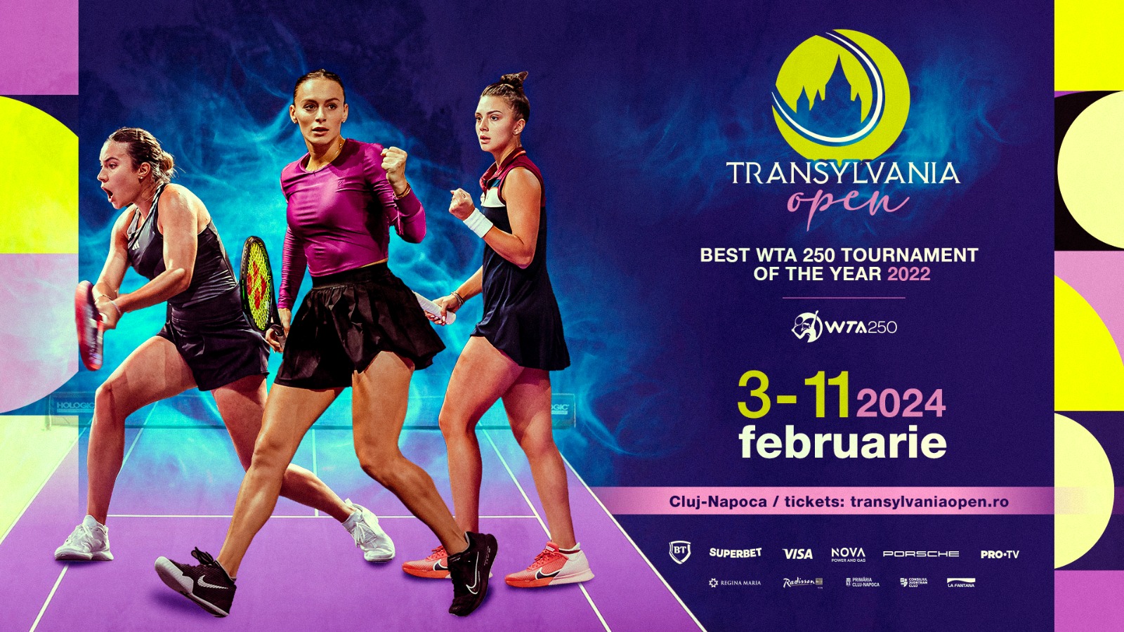 Noua ediție Transylvania Open WTA 250 începe în forță!